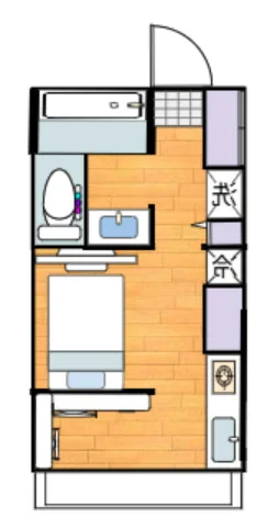 新装。長期出張のために作られた部屋。ホテルより快適で出張が楽しくなる。