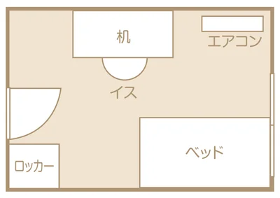 【朝・夕食事付き！退去時費用不要！！！】水道光熱費込、家具・家電付き、インターネット利用料込　マンスリーマンション