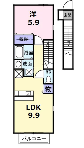 カーサ・ティエラ　Ｂ棟