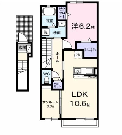 寺家アパート　Ｃ