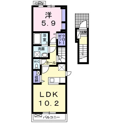 エルハーベン塩屋　Ｂ