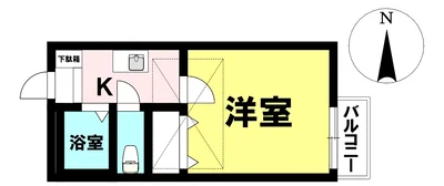 【名古屋市港区/港北駅/駐車場/バストイレ別】ブランドールJ