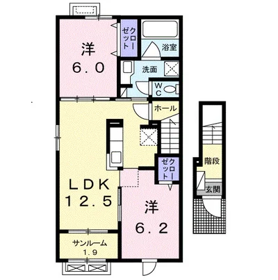 ソレイユ大門Ｂ