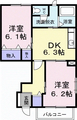 パレス・ニュールミネⅡ A