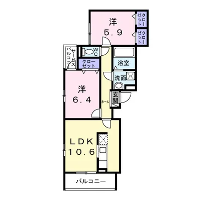 ユニゾン安満　Ｂ棟