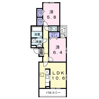 ユニゾン安満 B棟