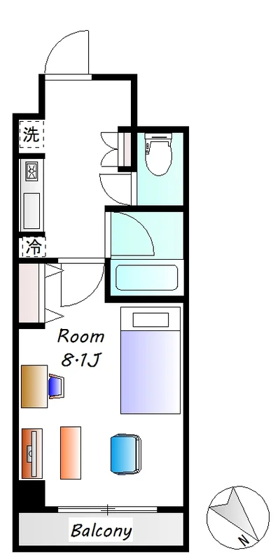 【新潟駅ロータリー直結！】🍀グランマンスリー 新潟駅北口Ⅰ🍀🌈防音性の高いRCマンション✨インターネット無料📶🏪🎉