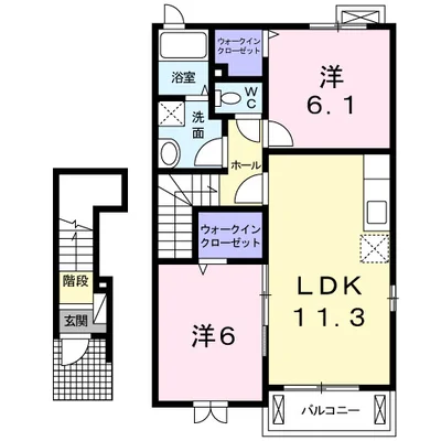 コーポＫＡＪＩＹＡ　Ｃ