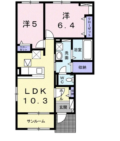 オビーガーデン三次　Ｂ棟