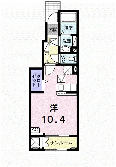 クラール東村　Ｆ