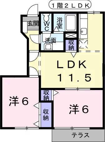 メロディーハイム横入川　Ｂ