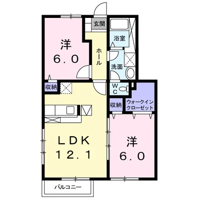 グリシーヌ・パレⅡ　Ａ棟