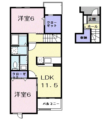 ファンタジア　ヒルズＢ