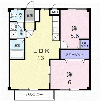 ハイツウイステリア(A)