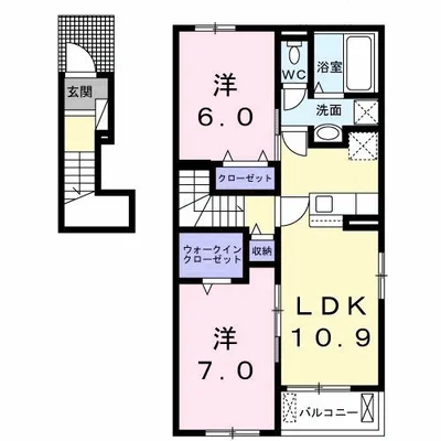 メゾン・ド・ＡＴＵ　Ｂ