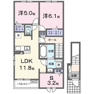 ヒルズ津屋崎Ⅱ
