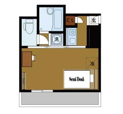 【|駅近×静音|複数部屋契約可|禁煙|セミダブルベッド|家具家電一式】BraTTo長居ハーベスト