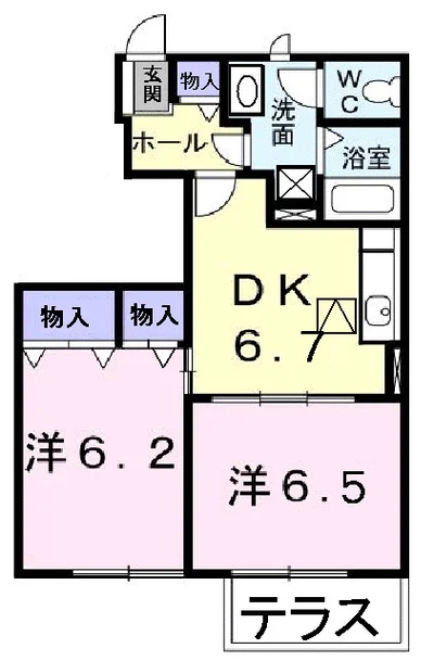 パティオ・アンソレイエ・Ｅ