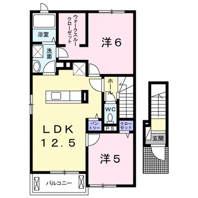 メゾンエスポワールⅡ　Ｂ