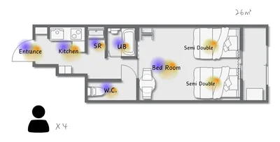 天王寺、通天閣近く！大阪御堂筋線動物園前駅より徒歩5分！