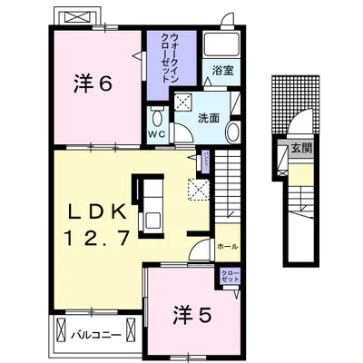 クラール西原　Ｂ