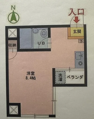 福井中心で家具家電付き✨好立地☘️TM158