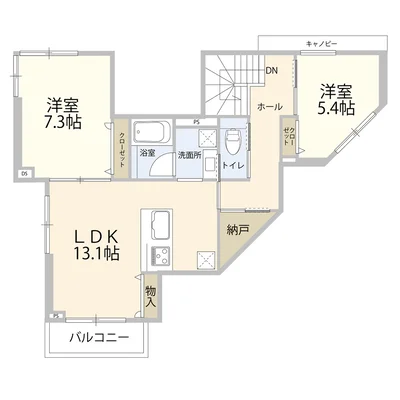 新築希少な2LDKプレミアム物件 Wi-Fi無料 光熱費込 ファミリー