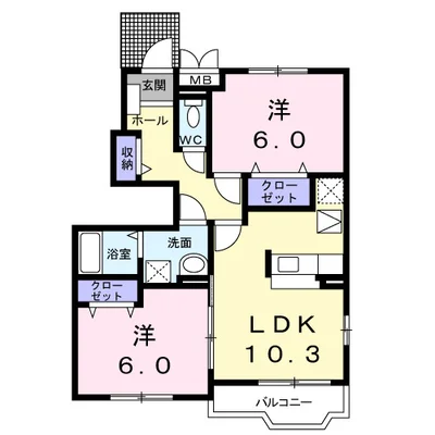 ハイツ　ナリッシュ　１