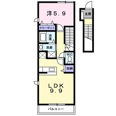 サンライズ川原　Ｄ