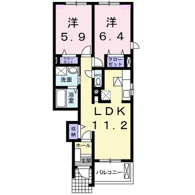 ソレアード・K 弐番館