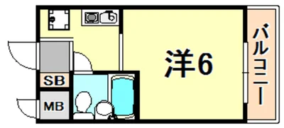 トラスト三宮5【好立地でリーズナブル♪ AL・EV完備】