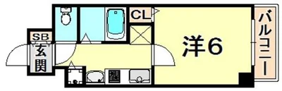 トラスト三宮6【JR三ノ宮徒歩6分 独立洗面台♪】