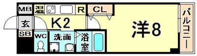 トラスト尼崎1【AL・EV・宅配BOX!阪神尼崎徒歩圏内】