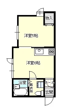 青森市長島1DKアパート