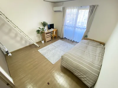【ロフト付✨】秋田中央IC🚗4分｜家具家電・Wi-Fi完備🏠すむだす稲穂