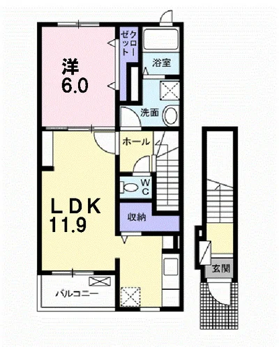 コンフォールつかさ　Ｄ
