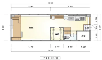 エレベーター付、室内リフォーム済マンスリー物件