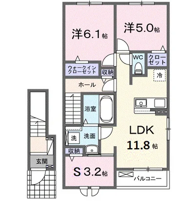 メゾングレーヌ東觜崎駅前A