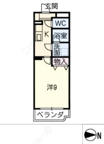 【清須市西枇杷島町/枇杷島駅 徒歩６分/駐車場アリ/Wi-Fi無料（マンスリーベースＪＰ A005)