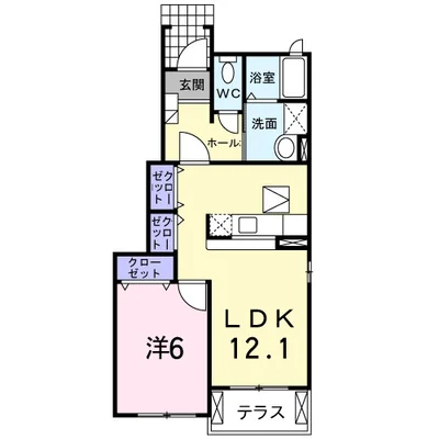メゾン　ハナブサ　Ａ