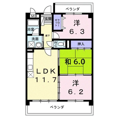 パラマウントビレッジ東岩田A