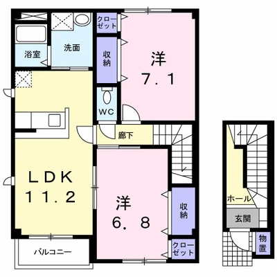 リバーウインド城南 A