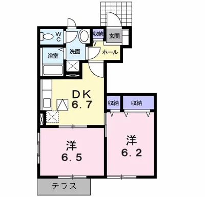 アンソレイエ　Ａ棟