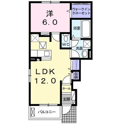 ヴィラ ドゥ グレーヌ梅ケ谷C