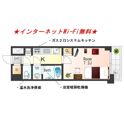 📣お値引き🈹キャンペーン✨Wi-Fi🛜無料✨禁煙🚭SステイST江坂レガーロ