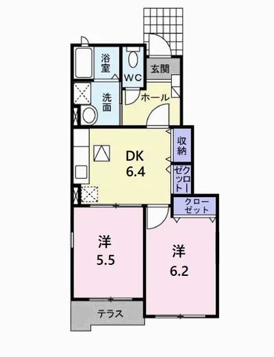 グレイシャス ハイム B棟
