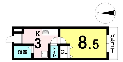 【三重県四日市市/近鉄四日市駅/バストイレ別・独立洗面台/洋室8.5帖/オートロック】フローリッシュクボタ