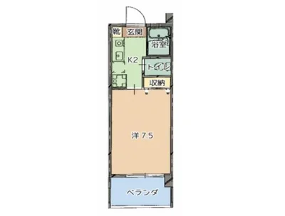 【トーマス仲西Ⅱ】人気エリア★コンビニ近く　駐車場1台