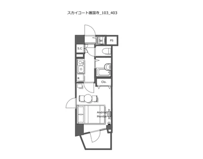 護国寺駅から徒歩5分/池袋エリアへ好アクセス/観光・ビジネスに最適/スカイコート護国寺