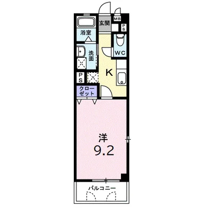 レーベン中畝Ⅱ　Ｂ